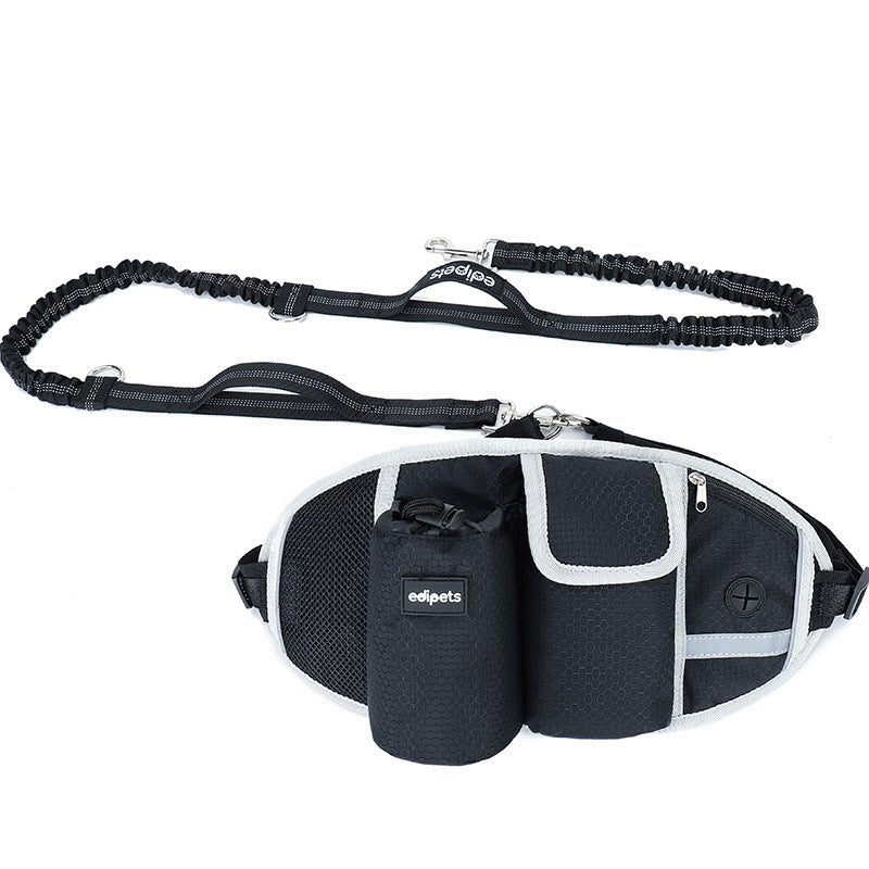 Ultimate Hands-Free Dog Leash & Waist Pack | Bungee Running Belt