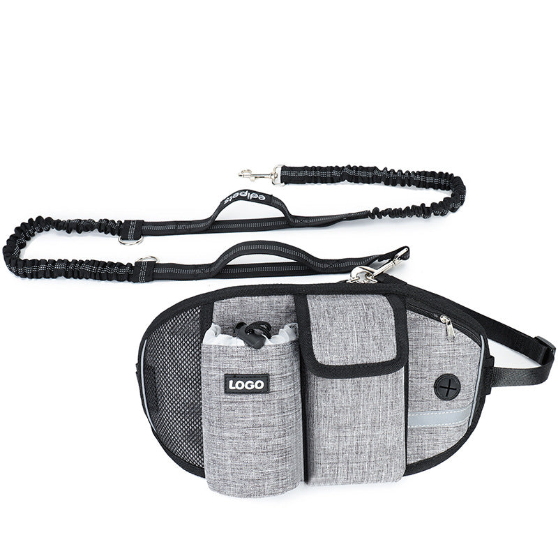 Ultimate Hands-Free Dog Leash & Waist Pack | Bungee Running Belt