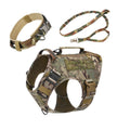 Premium Heavy-Duty Tactical Dog Harness 3-Piece Set | 1000D Nylon Vest, Collar & Leash