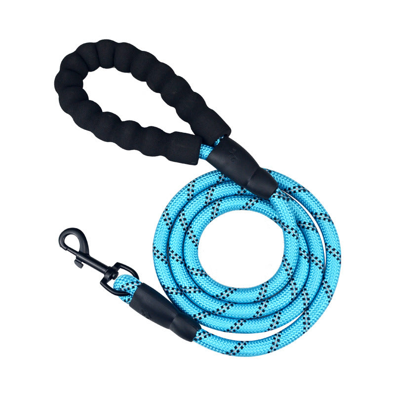 Premium Reflective Dog Leash | Heavy-Duty Climbing Rope with Padded Handle