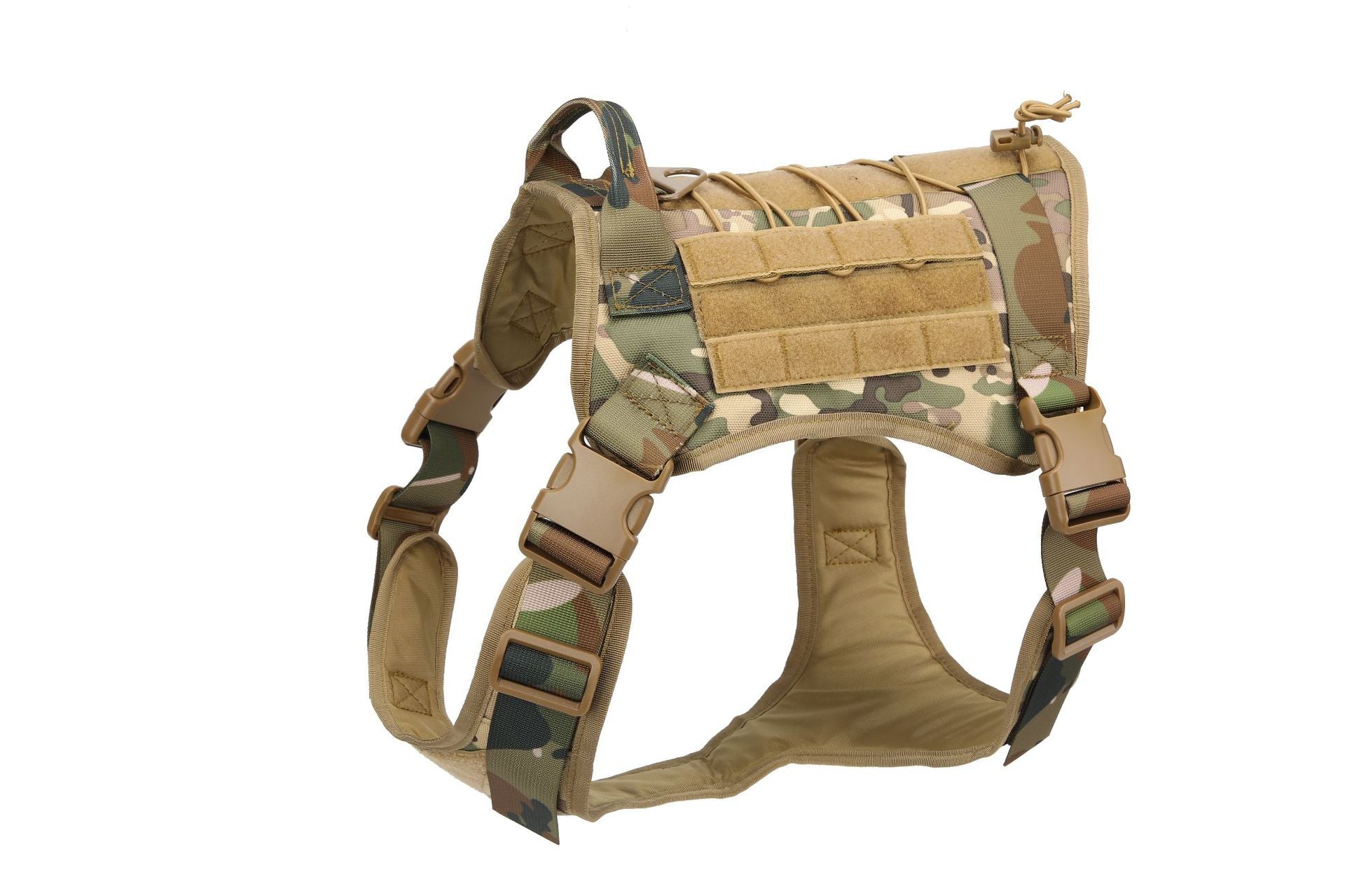 Premium Camouflage Tactical Dog Vest | Outdoor Training & Field Harness