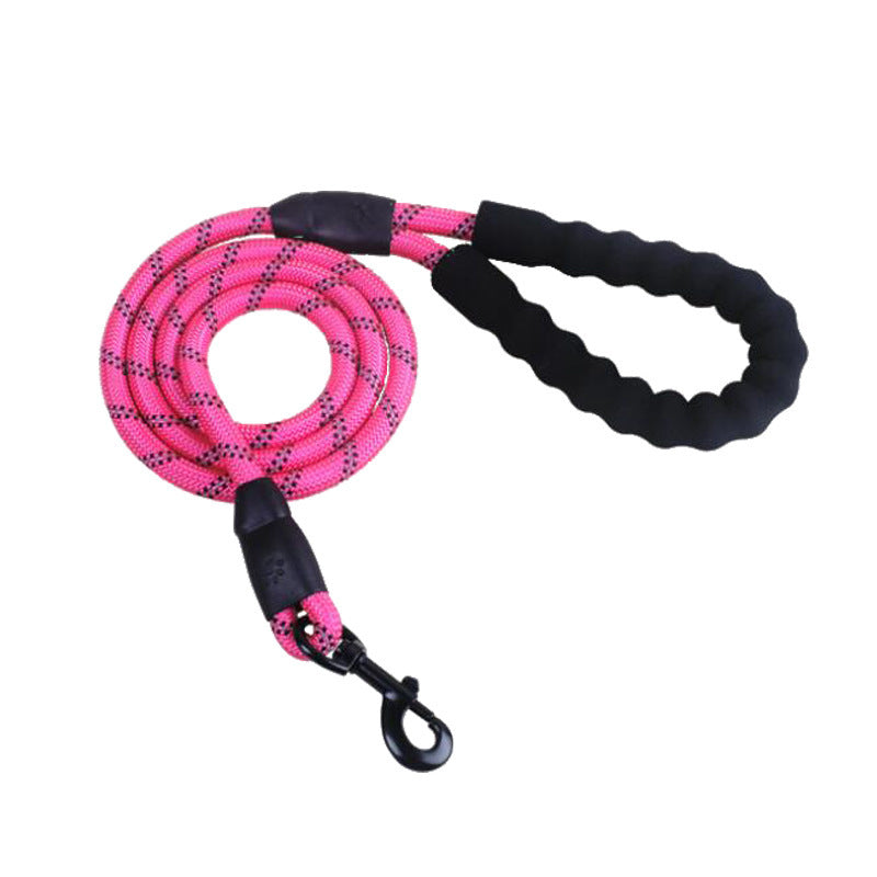 Premium Reflective Dog Leash | Heavy-Duty Climbing Rope with Padded Handle