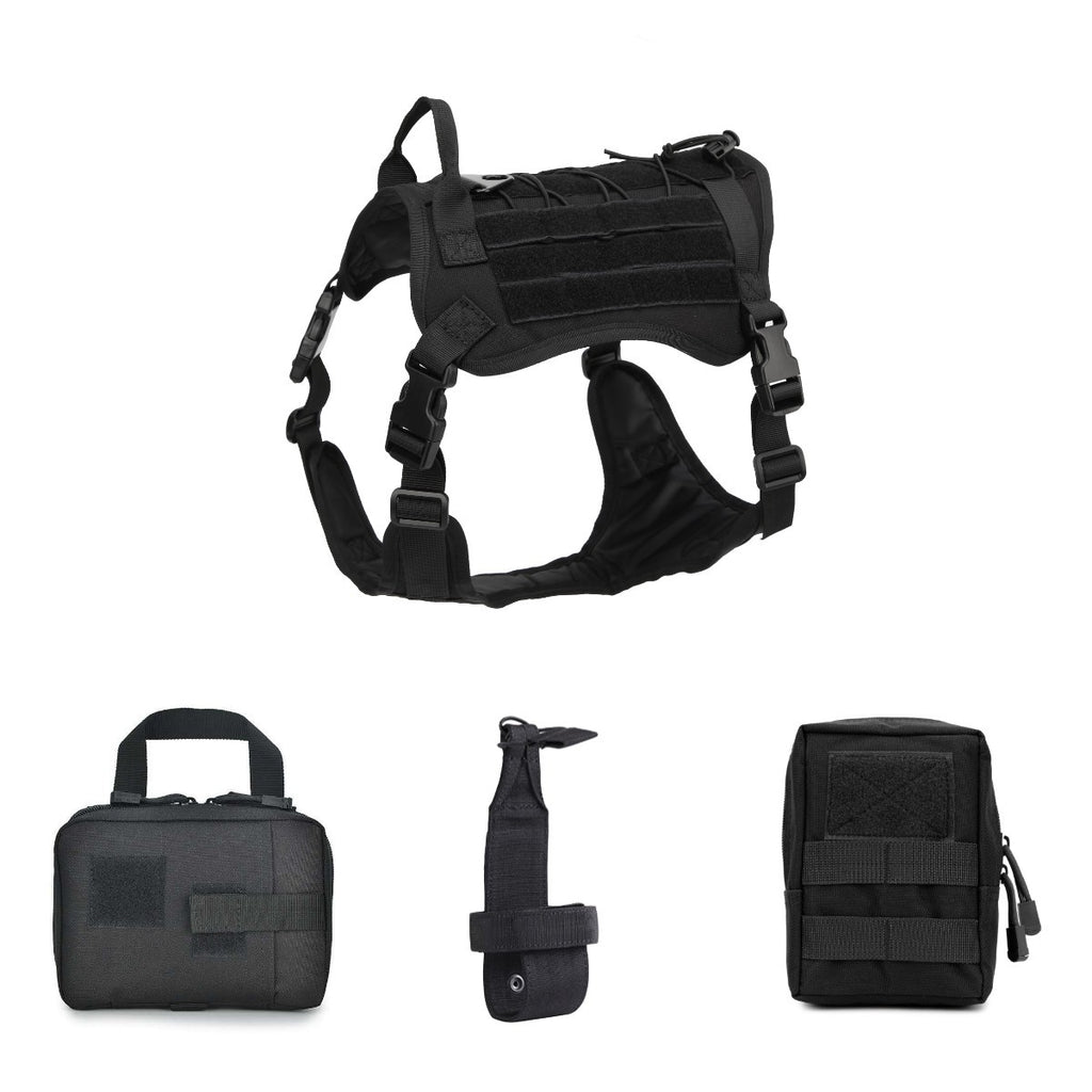 Premium Camouflage Tactical Dog Vest | Outdoor Training & Field Harness