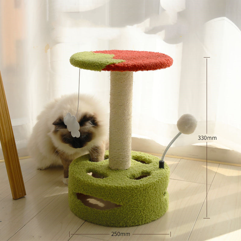 Premium Sisal Cat Scratching Post | Compact Climbing Frame & Lounge