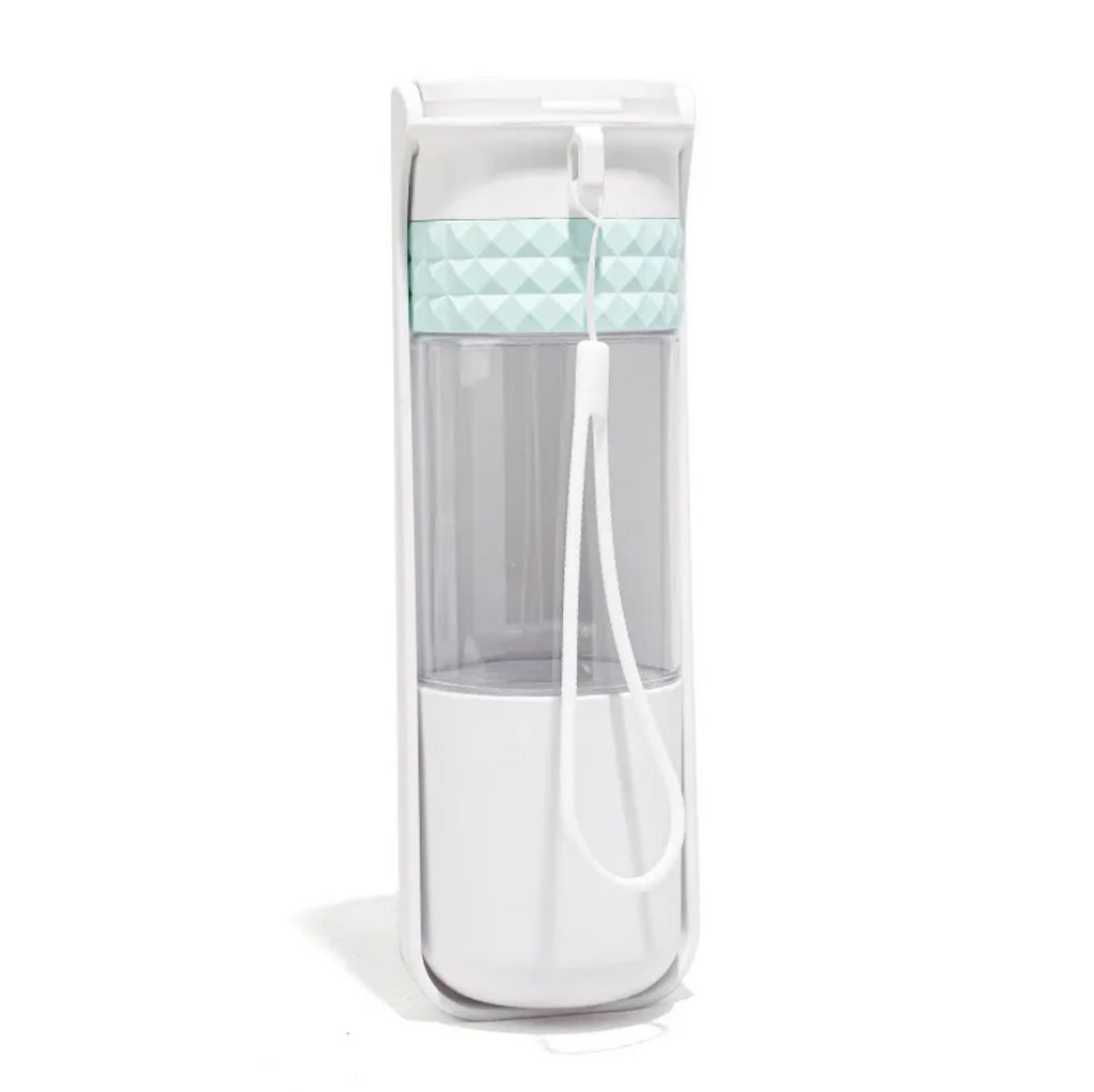 Portable Pet Water Bottle 2-in-1 Dispenser | Leak-Proof Dog Travel Bowl
