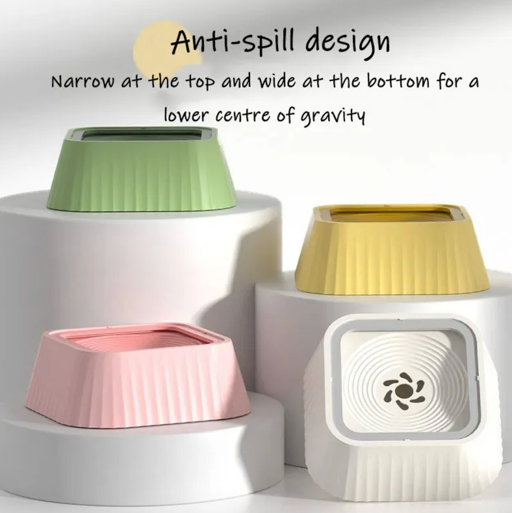 Anti-Spill Floating Pet Water Bowl | Zero-Splash Dog & Cat Drinker