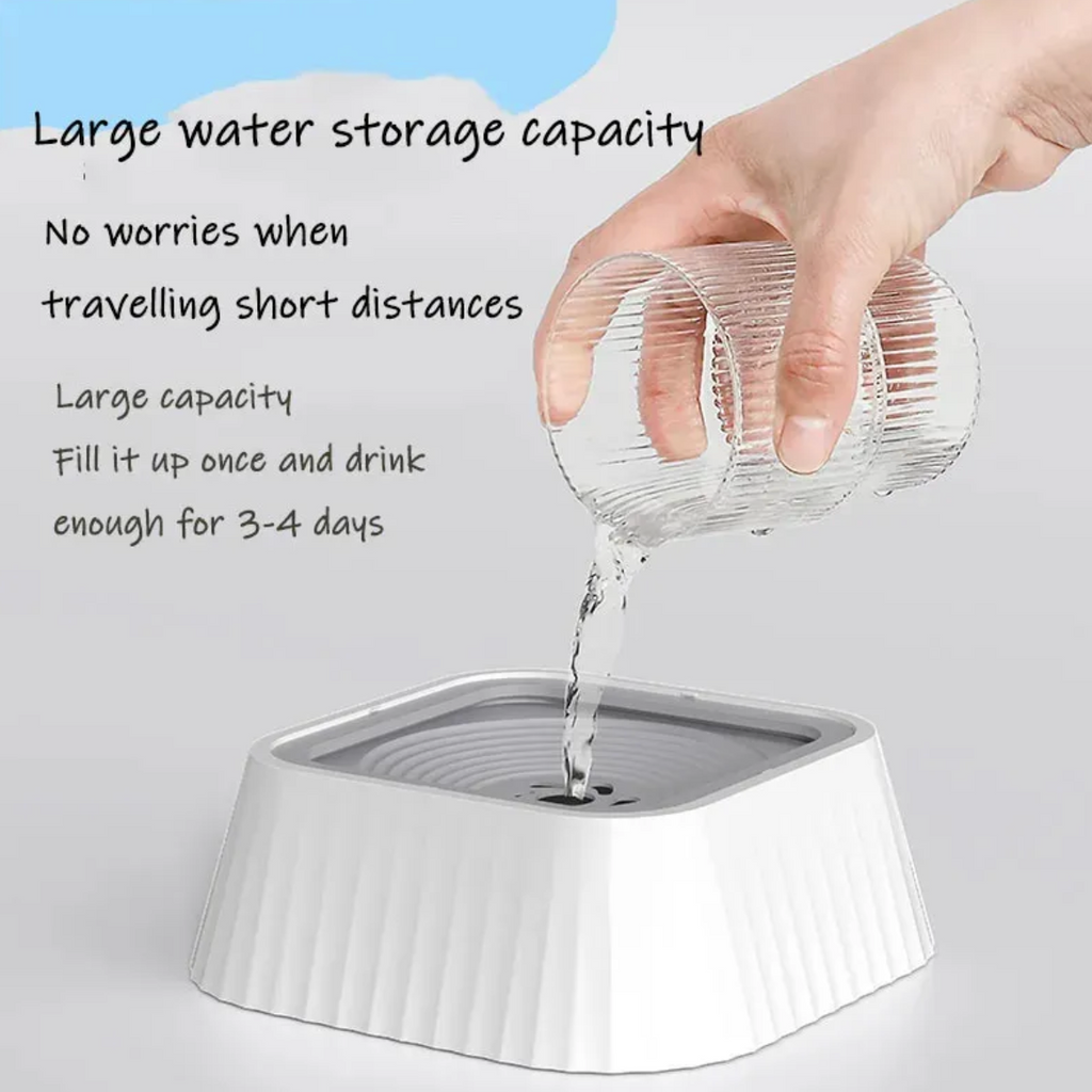 Anti-Spill Floating Pet Water Bowl | Zero-Splash Dog & Cat Drinker
